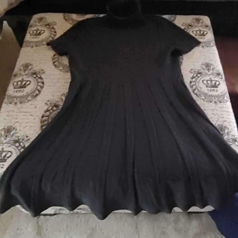 Calvin Klein SS Sweater Dress Dark Grey L